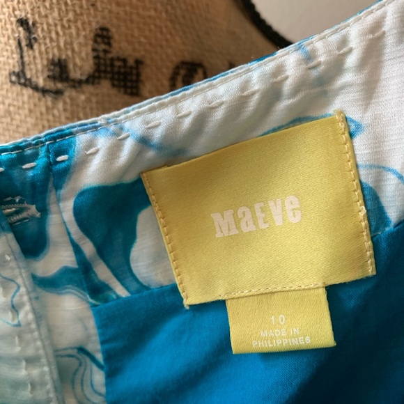 Anthropologie Maeve Marble Waters Dress - Picture 12 of 13